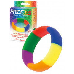 Pride 365 - Rainbow Silicone Cock Ring
