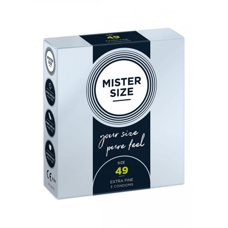 Kondom Mister size 49mm 3ks