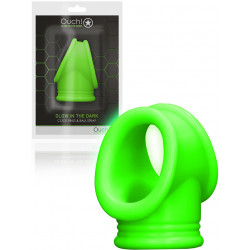 OUCH! Glow in the Dark - Cock Ring & Ball Strap