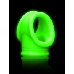 OUCH! Glow in the Dark - Cock Ring & Ball Strap