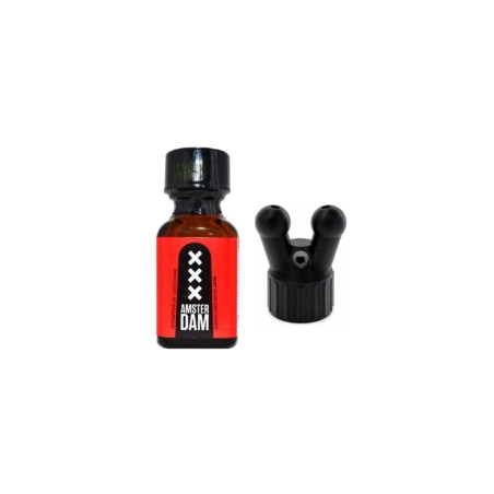 Amsterdam XXX Red Label 24ml With Double Sniffer Black
